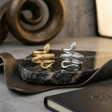 Anillo Detallado de Serpiente (Ajustable)