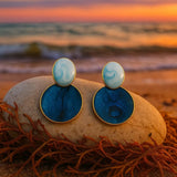 Eliara | Pendientes cielo y fondo marino