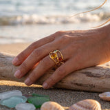 Naïma | Anillo órbita del sol dorado
