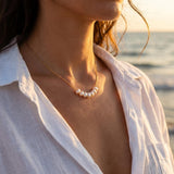 Salima | Collana de perlas brillantes