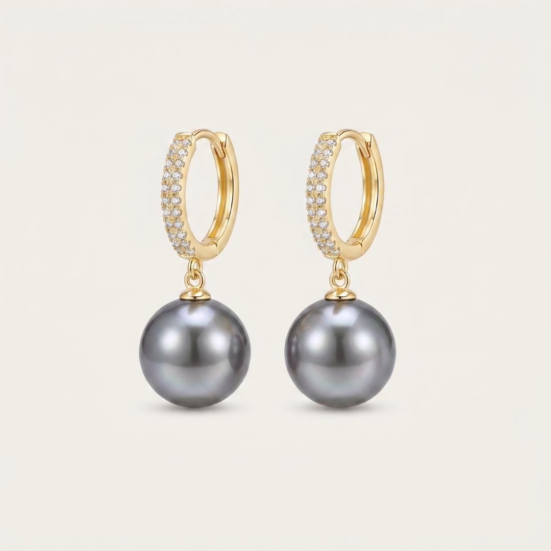 Ashly - Pendientes con perlas