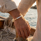 Eros | Pulsera de línea de plata