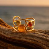 Naïma | Anillo órbita del sol dorado