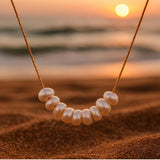 Salima | Collana de perlas brillantes