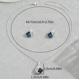 Conjunto de Joyería Aurora Azul